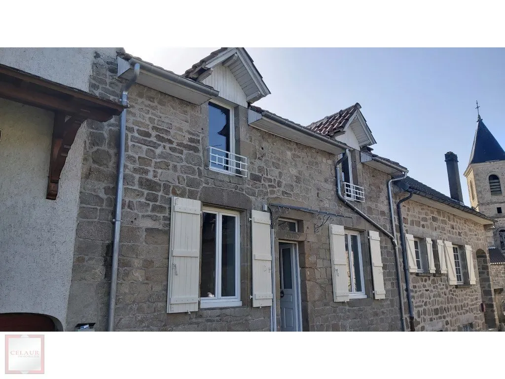 MAISON DE BOURG EN PIERRE AVEC JARDIN