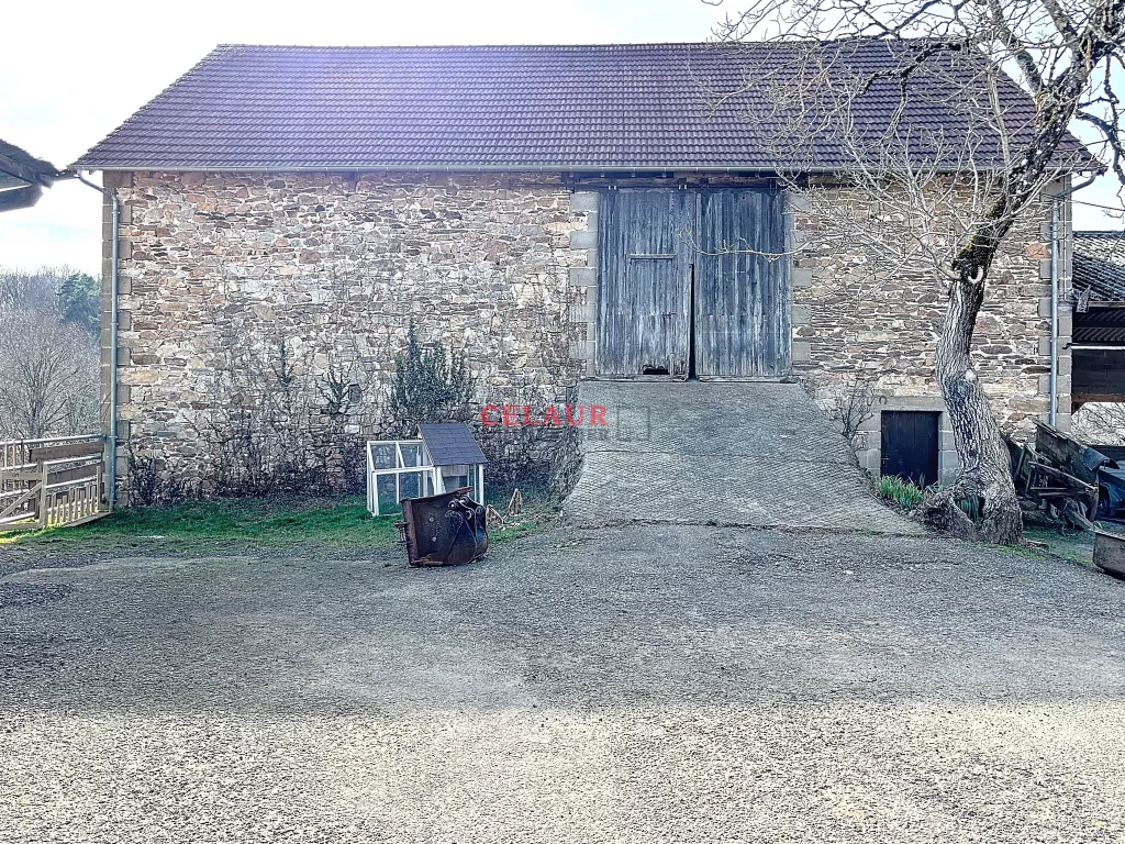MAISON EN PIERRE RÉNOVÉE AVEC GRANGE, HANGARS, BATIMENT DE STOCKAGE ET TERRAIN