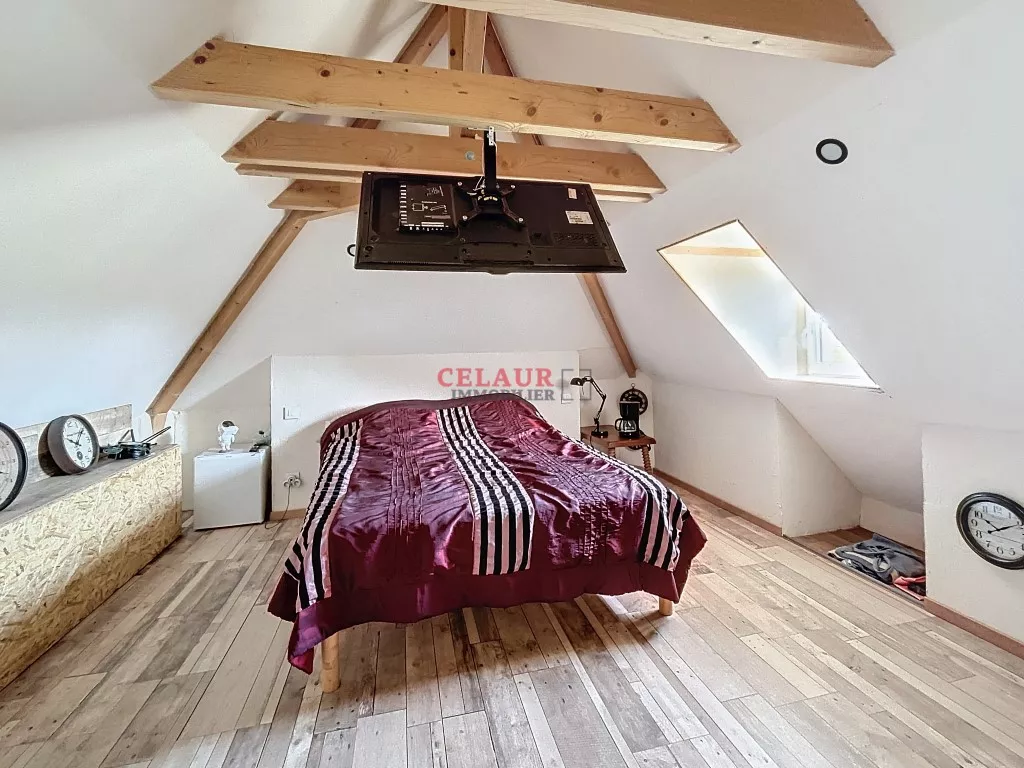 MAISON EN PIERRE RÉNOVÉE AVEC GRANGE, HANGARS, BATIMENT DE STOCKAGE ET TERRAIN