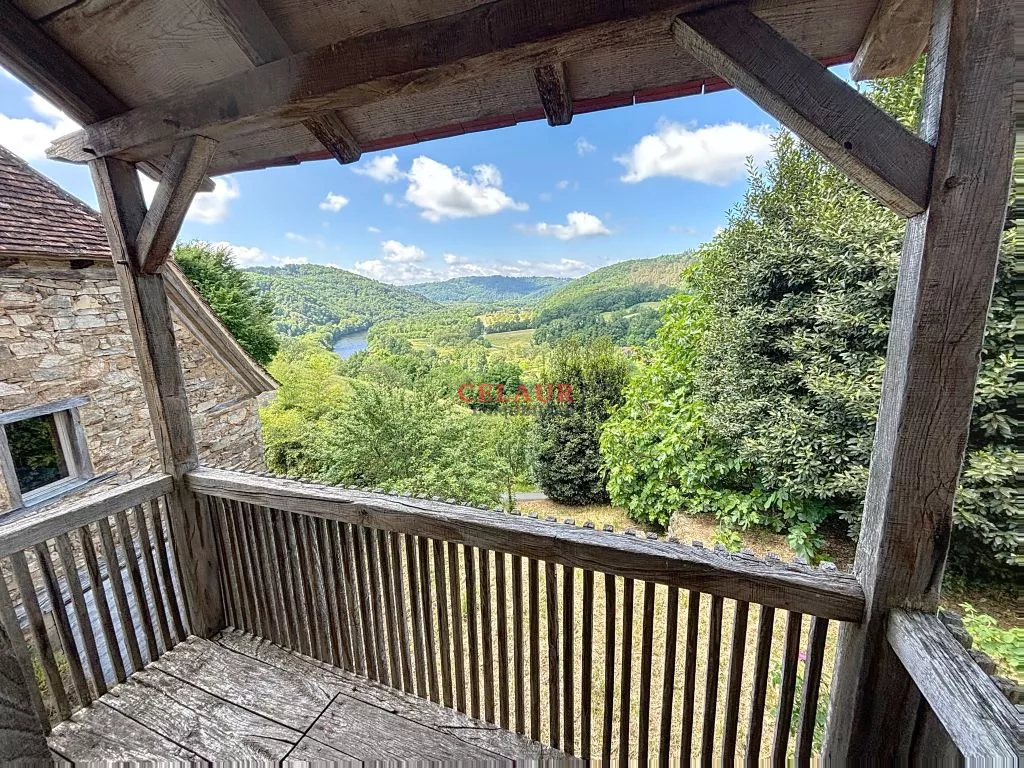 2 RESTORED HOUSES WITH POOL VIEW OF THE DORDOGNE