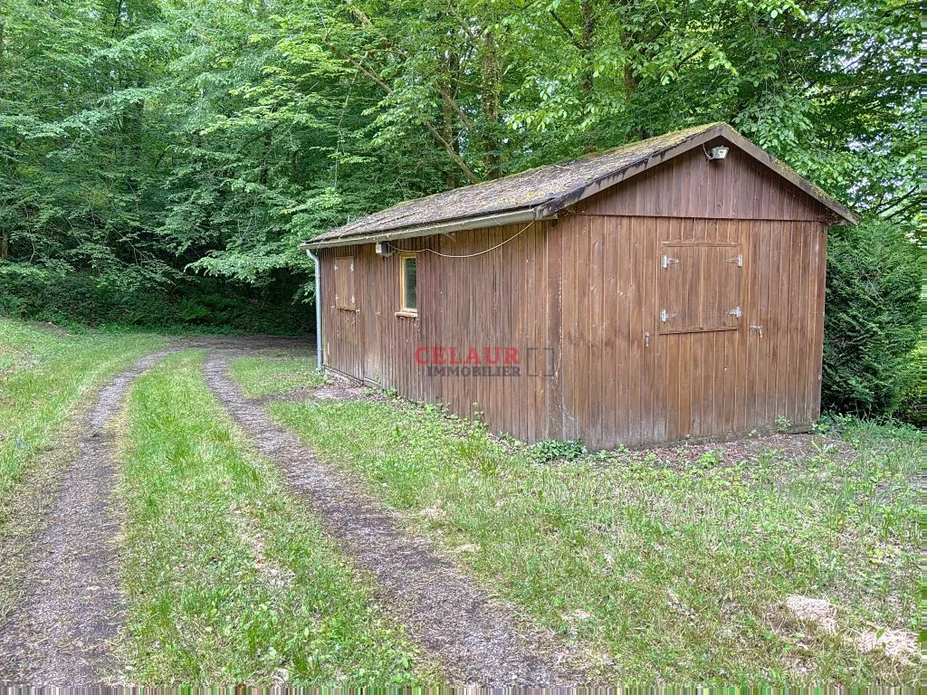 Sans voisins, sur 1 ha de terrain, maison et dépendance avec étang