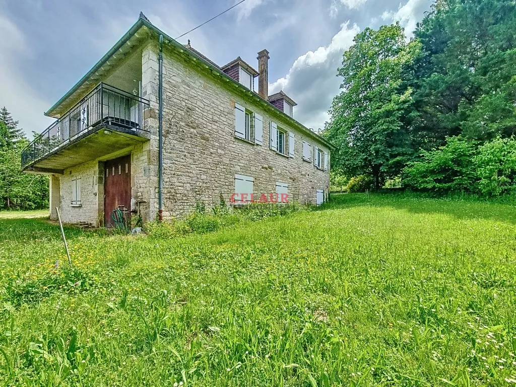 Dry stone villa with panoramic view.