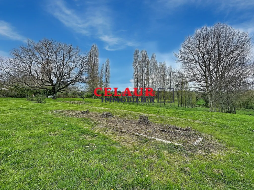 TERRAIN PLAT ET ARBOR&Eacute; AVEC VUE